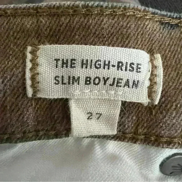 Madewell High Rise Slim Boyjean, Camouflage Pattern, Size 27, EUC - Picture 6 of 6